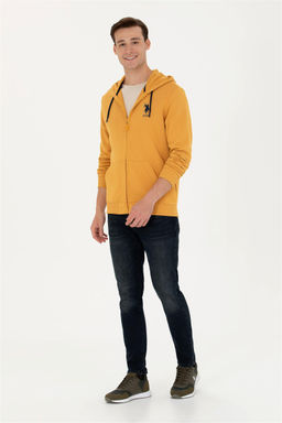 U. S. Polo Assn / Мужской горчичный свитшот - U.s. polo assn фото 3