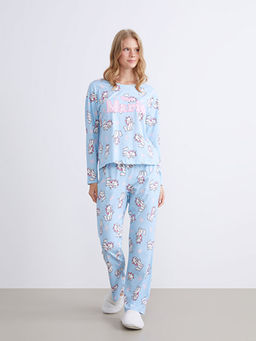 Beli Lastikli Aristocats Bask?l? Kad?n Pijama Alt