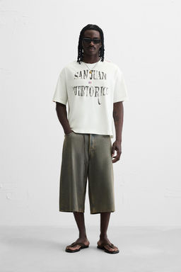 FLAG EMBROIDERY T-SHIRT