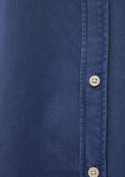 Lacivert Tencel TM Lyocell Gomlek - Mavi фото 6