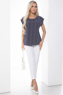 Блуза Стейси (синяя) Б10004 - Lt collection фото 7