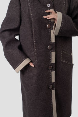 01-12180 Пальто женское демисезонное - El podio фото 7