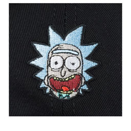 Бейсболка CAPSLAB арт. CL/REM/1/RICK3 Rick and Morty Rick (черный)  фото 3