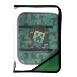 Папка для труда, А4, пластиковая, 23×32.5×2.5 см «Пиксели»