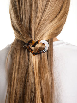 Заколка Сердце PY0450 рыжий