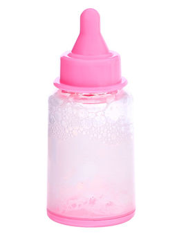 УЦЕНКА Набор аксессуаров для пупса: бутылочка, пустышка, (некачественная жидкость в бутылочке)