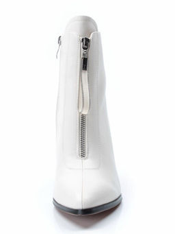 01-PCS124-3 BEIGE Ботинки демисезонные женские (натуральная кожа, байка)