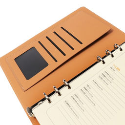 Органайзер на кольцах А5, 90 листов в линейку, с хлястиком, МИКС - Calligrata фото 29