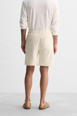 TEXTURED RELAXED FIT BERMUDA SHORTS - Zara фото 3