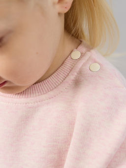 Свитшот с рюшей Клубничный коктейль утепленный 0+ - Bungly фото 4