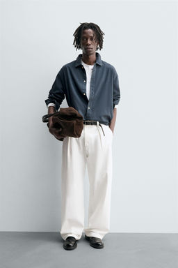 COLOURED DENIM SHIRT