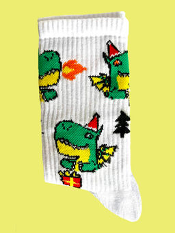 Носки НГ р.35-40 TxT Дракошка с подарком