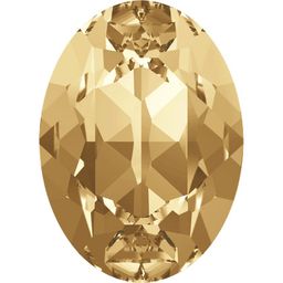 PRECIOSA 435-12-601 страз цветн. 8 х 6 мм стекло 12 шт св.табачный (lt.colorado topaz)