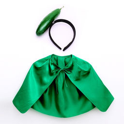 Карнавальный набор «Сочный огурец»: накидка, ободок