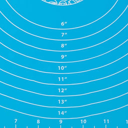 Коврик для выпечки и раскатки теста с разметкой Доляна «Эрме», силикон, 50×40 см, МИКС