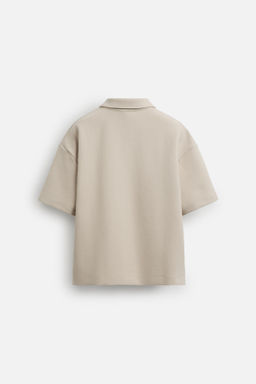 TECHNICAL ZIP-UP POLO SHIRT - Zara фото 7