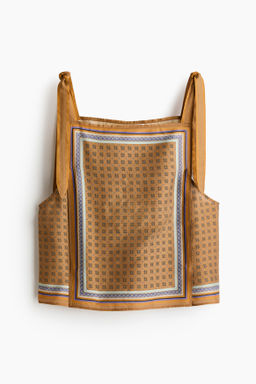 Top estampado en mezcla de viscosa
