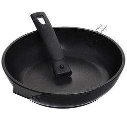 Сковорода с тефлоновым покрытием д28см Традиция, съемная ручка из термостойкого пластика (Россия) - Домашняя мода фото 2