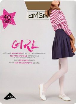OMSA kids Collant GIRL 40 - bianco  фото 2