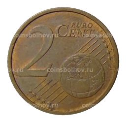 2 евроцента 2002 года F Германия