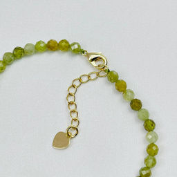 Браслет из Граната Гроссуляр 17,5 см + - Радуга самоцветов фото 4