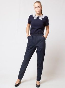 Блузка темно-синий 181230510б - Nota bene фото 16