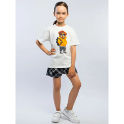 Комплект футболка кулирка, шорты футер 2х нитка петля 7011900101 - Youlala фото 9