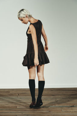 SHORT DRESS WITH RUFFLES - Zara фото 4