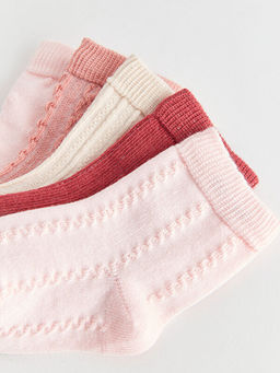 Kendinden Desenli K?z Bebek Soket ?orap 5li - Waikiki фото 3