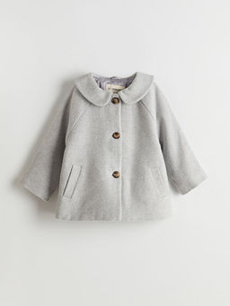 Bebe Yaka K?z ?ocuk Ka?e Kaban