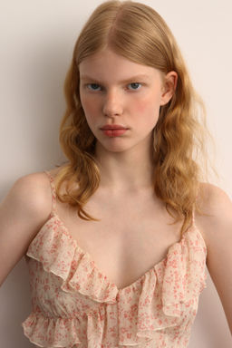 Платье из шифона c асиметричным низом - Mollis фото 4