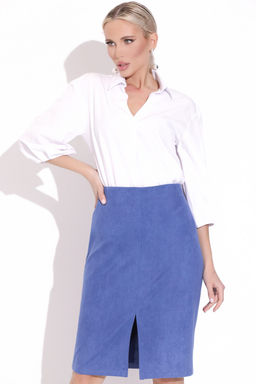 Юбка Лима(вельвет/ниагара) - Эльза фото 3