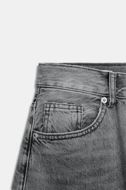 JEANS TRF EXTRA WIDE LEG TIRO ALTO / Gris claro - Zara фото 9