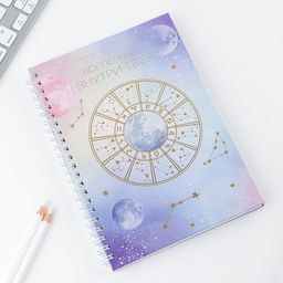 Планер осознанности Вселенная внутри тебя, в твёрдой обложке с тиснением А5, 86 л