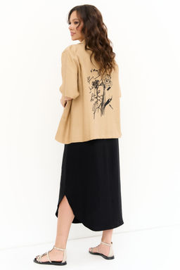 Костюм Magia mody 2263 песочный+ черный