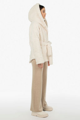 Пальто женское демисезонное (пояс) - El podio фото 3