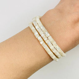 Бусины для украшений из Перламутра (155 бусин) 39 см