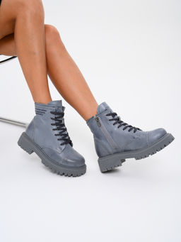 Ботинки EDART 319.taskana gr. Вакса серая/мех - Ed'art фото 7