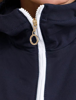 Худи на молнии из петельчатого футера двухнитки с эластаном без начеса