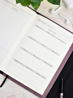 Ежедневник-органайзер недатированный ESCALADA, А5+, 120 л., арт. 63922/ 10 КРАСТ БОРДОВЫЙ фото 22