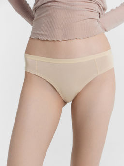 Цена за 2 штуки! Трусы женские слипы в бежевом цвете