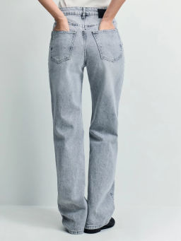 Джинсы straight с высокой посадкой / Zarina  фото 5