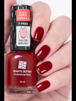Brigitte Bottier Лак д/ногтей GEL FORMULA тон 53 темная вишня 12мл BB-GF53