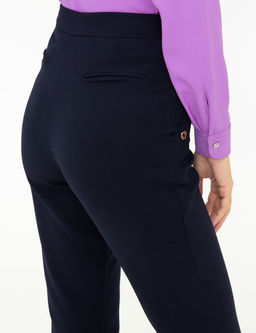 Lacivert Slim Fit Kuma_ Pantolon