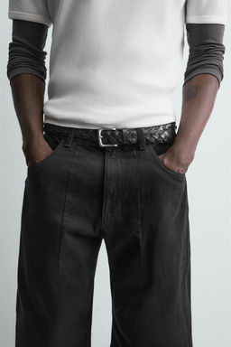 JEANS BALLOON FIT CREMALLERA / Negro - Zara фото 7