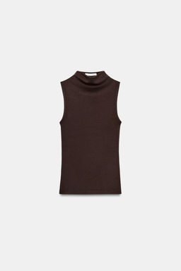 COTTON MODAL TOP - Zara фото 7
