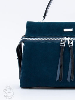 Сумка женская кожаная 9675MSS d.blue Velina Fabbiano-Safenta в Новосибирске