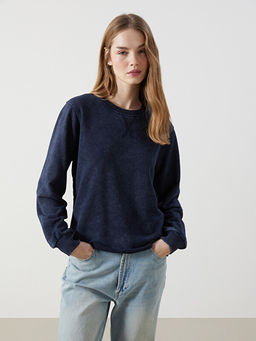 Bisiklet Yaka Kad?n Sweatshirt