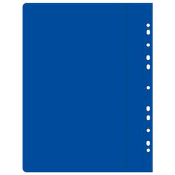 Цена за 10 шт. Папка с 10 вкладышами А4, 160 мкм, Calligrata, с перфорацией, синяя