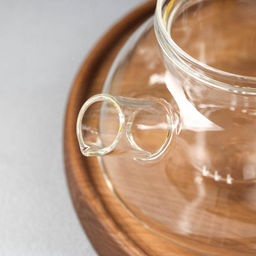 Чайник заварочный стеклянный «Наслаждайся моментом», 800 мл